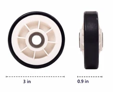 Replacement Drum Support Roller Pulley Wheel & Shaft repair kit for Maytag Dryer