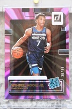 2022 Donruss Holo Purple Laser #226 Wendell Moore Jr. RR 30/99