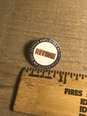 Civil Service Employees Retiree Pin | eBay