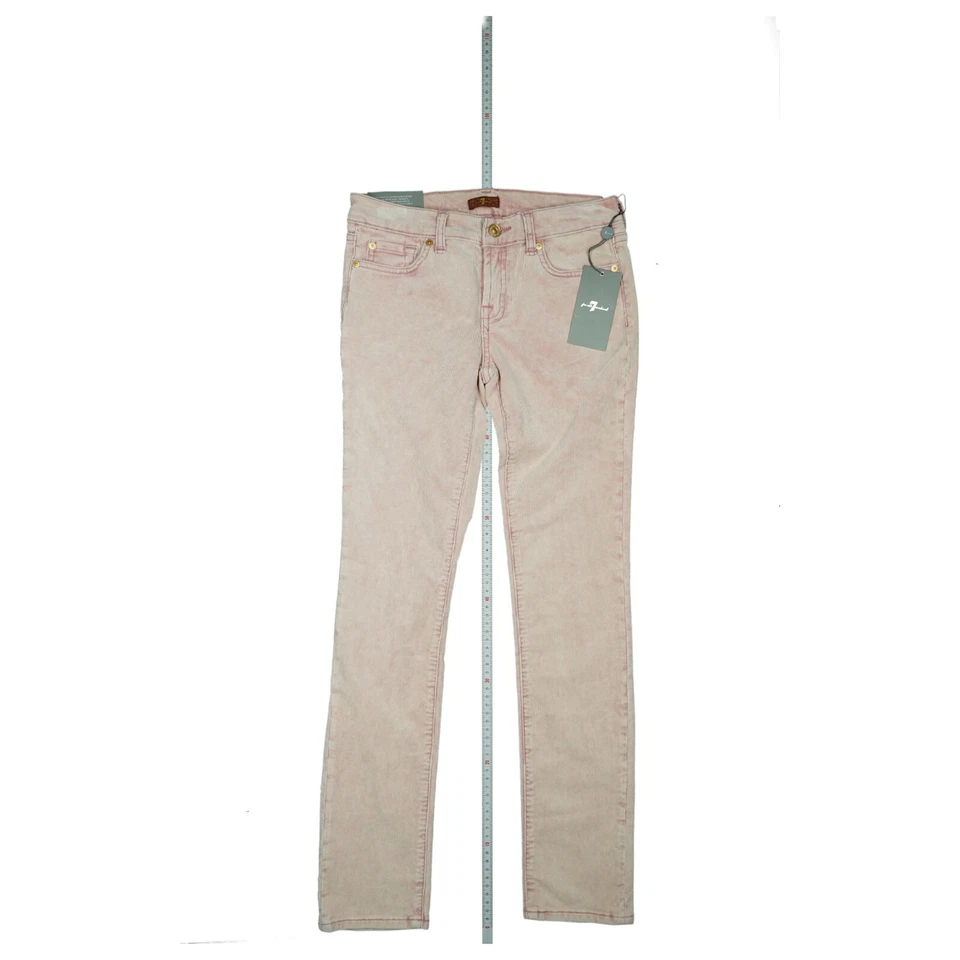 7 for all mankind Kinder Mädchen Girl Cord Jeans Hose skinny Gr.12 used Rosa NEU - Bild 1 von 4