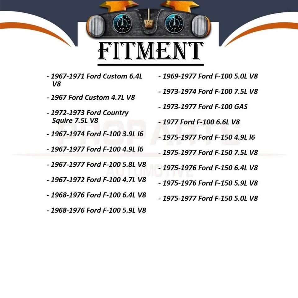 Bomba de dirección asistida BBB Industries para Ford Bronco 1975|Ford Galaxie 1967 Foto 4 de 4