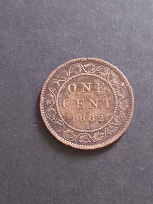 Kanada One Cent 1882 H Queen Victoria