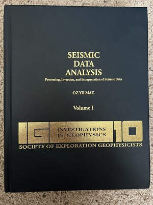 SNOY SEISMIC αlpha セイスミック アルファ Seismic Data Analysis by OZ Yilmaz Volume 1 | eBay