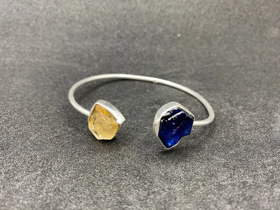 Moda Positano Gioielli - Collezione Zaffiro - Bracciale Ag 925 Zaffiro e Citrino - Immagine 3 di 4