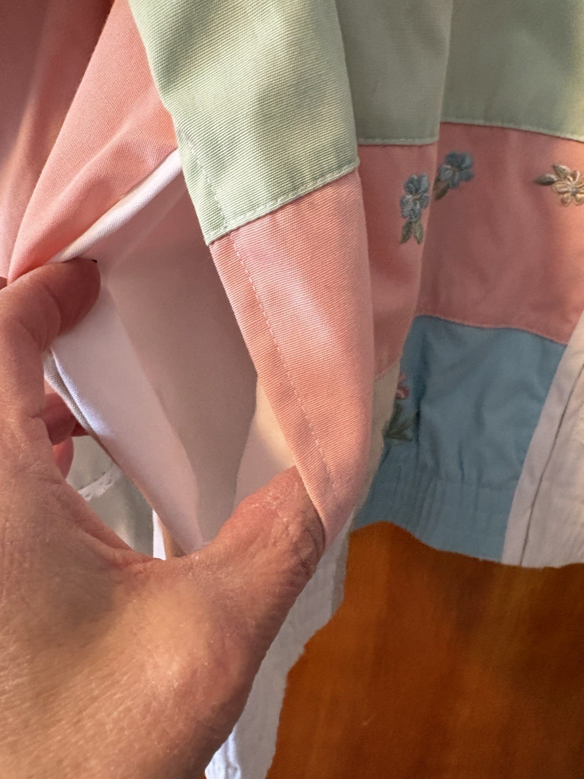 Vintage Koret Francisca patchwork light jacket wi… - image 3