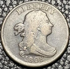 Photo of a 1808-P Half Cent from an eBay listing that sold on Jul 14, 2026