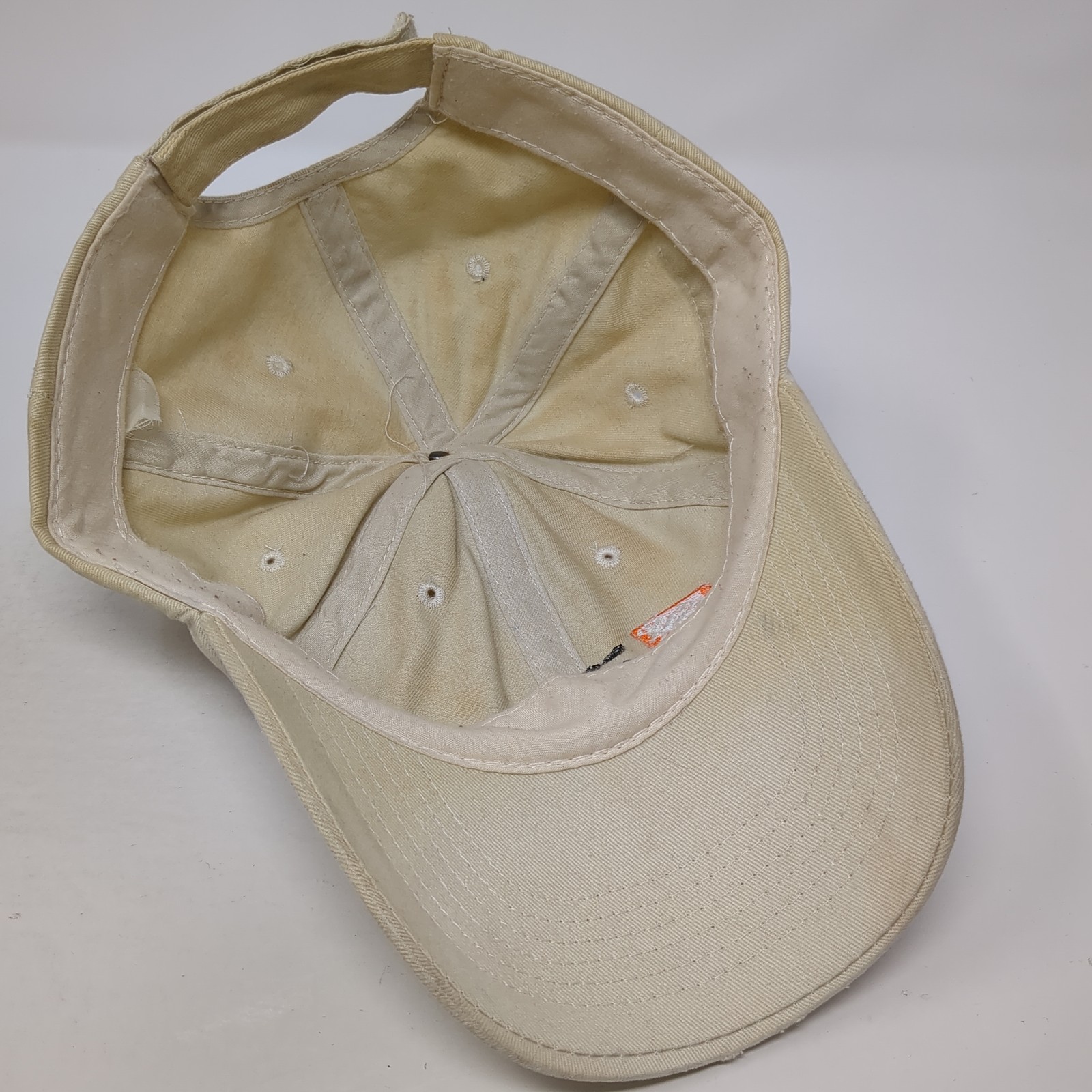 Contractor Services Strapback Hat Beige One Size … - image 7