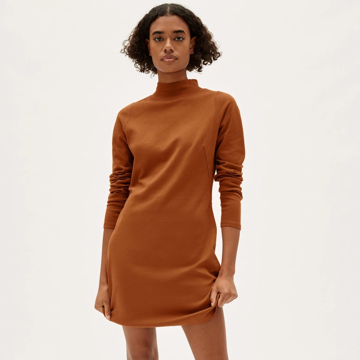 linen dress cinched waist Elastic Waist Linen Blend Midi Dress