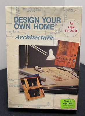 Design Your Own Home Architecture (Apple \ II/IIe/IIc Abracadata 5.25  Floppy 