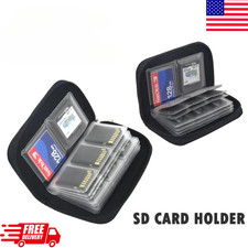 "Compact 22-Slot SD Card Storage Case – Secure Organizer Pouch for Easy Access"