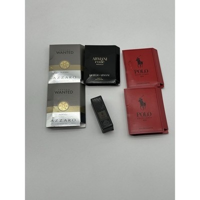 Azzaro Wanted, Polo Red, Armani Code Sample Pack