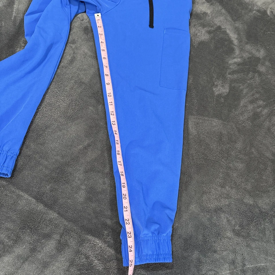 Pantalones Médicos Azul Real Joggers Medline XS Bolsillos Pequeños RN Enfermera Campo Médico Foto 3 de 4