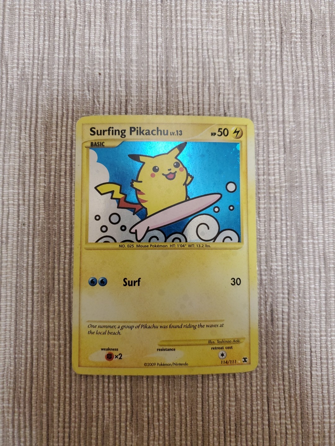 surfing pikachu pokemon card price Surfing Pikachu 111/108 - Secret Rare - XY Evolutions 2016