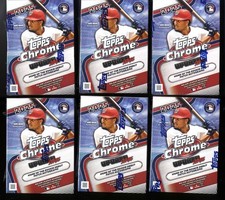 2025 Topps Chrome Update Series Baseball Blaster Box LOT OF 6 BOXES Sealed