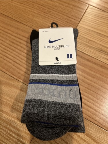 Nike NCAA Duke Blue Devils Multiplier 2-Pair Crew Socks sz L 8-12 ...