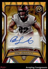 2024 Topps Resurgence Rookie Signatures Gold Power Surge Ben Sinnott /50 RC AUTO