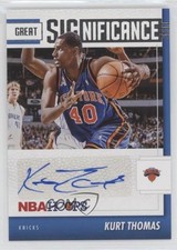2021-22 Panini NBA Hoops Great SIGnificance Kurt Thomas #GS-KTH Auto 09iv