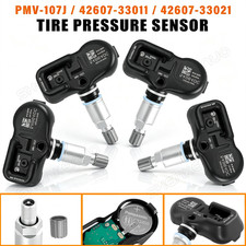 4Pcs NEW TPMS Tire Pressure Sensor Monitor 42607-33012, PMV-107J, 315MHz