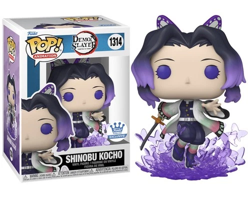NEW 2023 Funko POP! Demon Slayer - Shinobu Kocho #1314 (Funko Shop Exclusive)