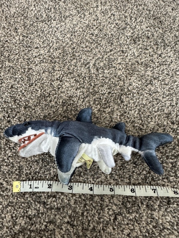 Folkmanis Shark Hand Puppet Plush Realistic Pretend Play Toy