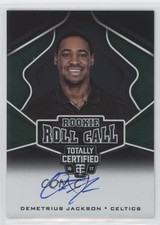 2016-17 Panini Totally Certified Rookie Roll Call Demetrius Jackson #28 Auto i5q