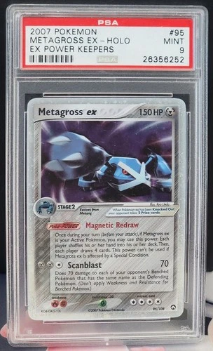 Metagross EX Power Keepers Holo Card 95/108 PSA 9 Pokemon