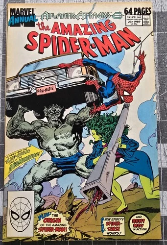 Amazing Spider-Man Annual #23 (Marvel Comics 1989) Rob Liefeld Art VF