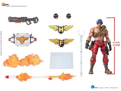 Hiya Toys Contra Operation Galuga Lance Bean Exquisite Basic Action Figure