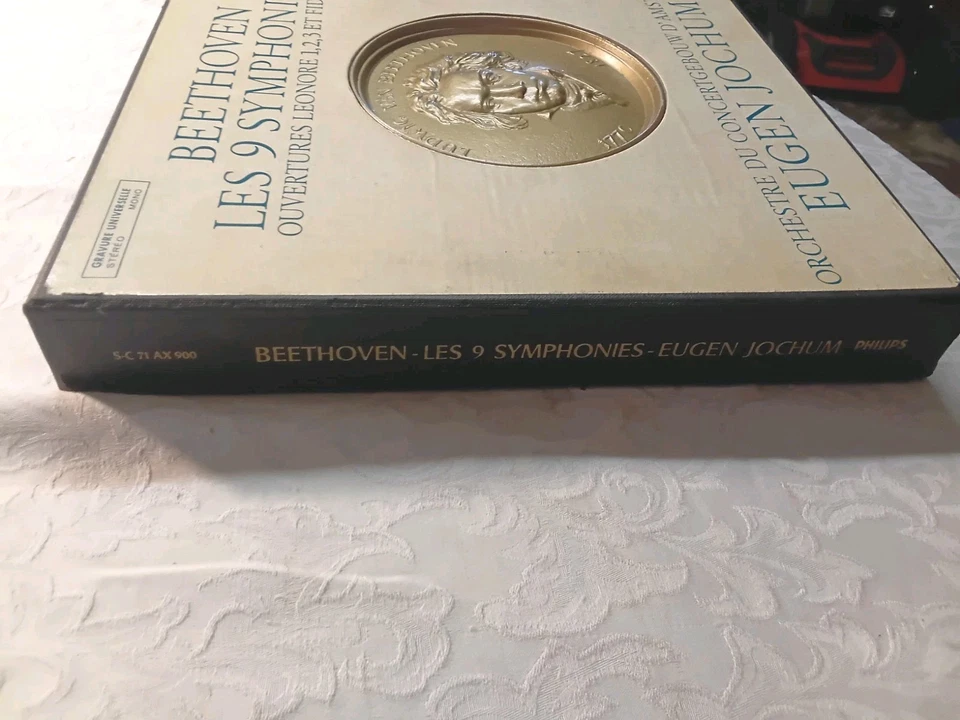 Beethoven – Les 9 Symphonies + Ouvertures – Coffret 9 LP Philips – Eugen Jochum - Photo 2/4
