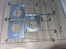 Cooper Lighting 110845 4 in. Round & Square Mount Frame - LOT OF THREE (3)