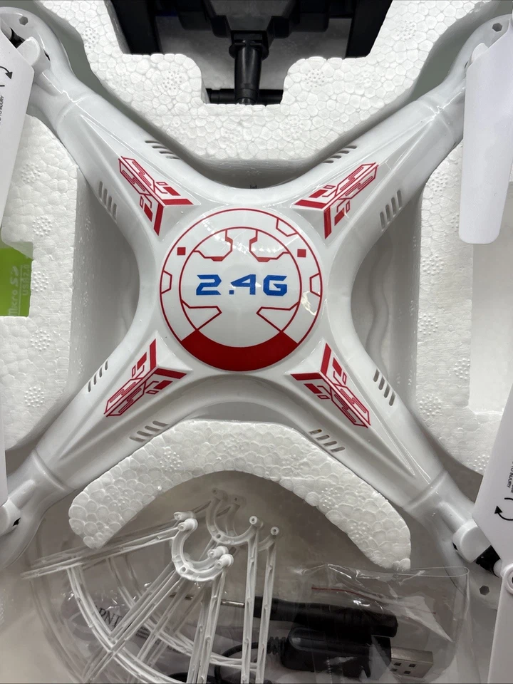X5 Explorers 2.4G 4 Ch Remote Control Quadcopter Flying Drone White - Image 4 of 4