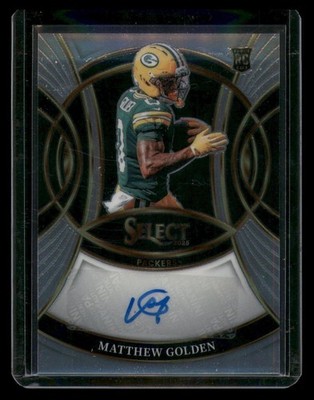 2025 Panini Select #RSI-MGN Matthew Golden Rookie Signatures