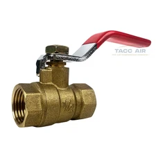 1/2" NPT Brass Ball Valve Full Port Shut-Off Valve CSA Approved 600psi WOG