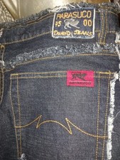 New Parasuco Woman's Distressed Bootcut Jeans 34x31 75-00 Diamond Jeans