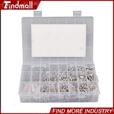 1600Pcs Metric Screw Assortment,M2 M3 M4 M5 Metric Bolt ,304 Stainless Steel