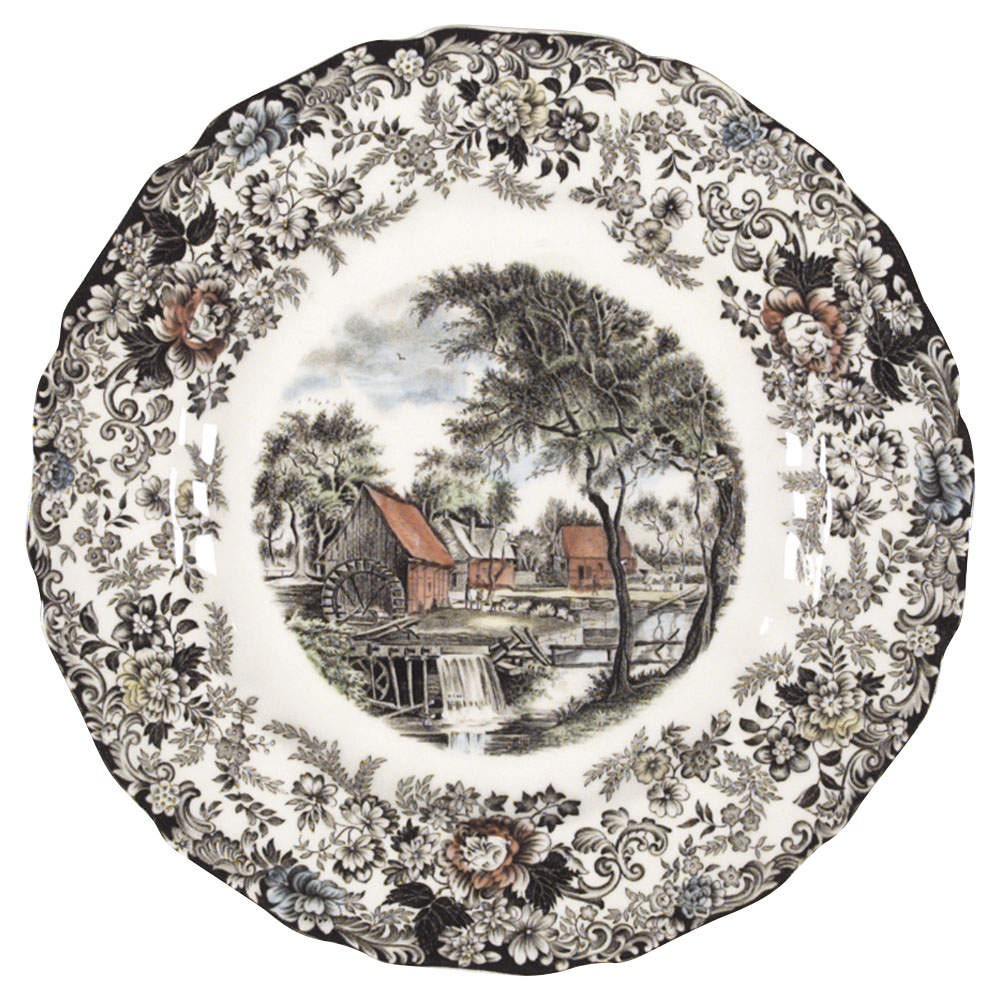JOHNSON BROTHER’S オクトゴナル　スーププレート　2枚セット Johnson Brothers Millstream Brown Multicolor Dinner Plate 280725