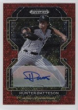 2022 Panini Prizm Draft Picks Red Donut Circle 9/99 Hunter Patteson Auto 0nr3