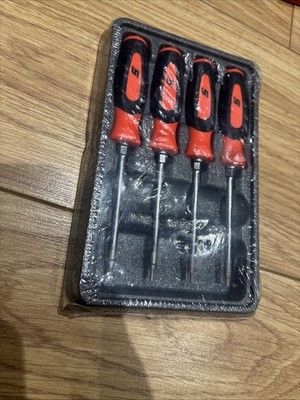 Snap-on Tools USA NEU 4-teilig ORANGE Mini Soft Grip TORX Schraubendreher Set SGTX40Bo
