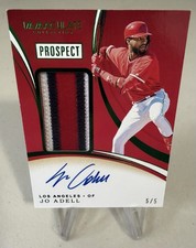 2020 Panini Immaculate Collection Prospect Patch Autographs Jo Adell 5/5 Green