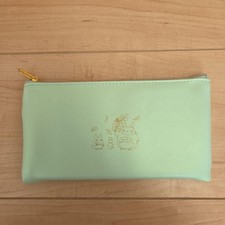 Ghibli My Neighbor Totoro Pencil Case, Mint Green, Used, Cute Design,