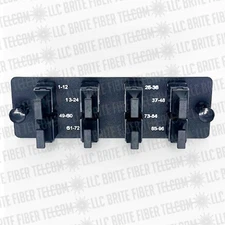 FAPH0812CGMPO PANDUIT Compatible 96 fiber adapter panel  8 PORT MPO  KEY UP/UP