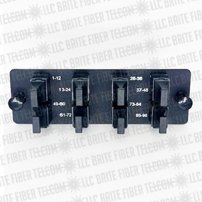 FAPH0812BLMPO PANDUIT Compatible 96 fiber adapter panel  8 PORT MPO  KEY UP/Down