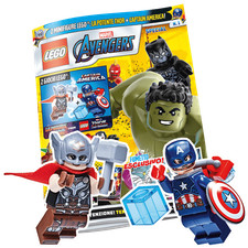 LEGO AVENGERS SPECIALE N.1 - CAPTAIN AMERICA + LA POTENTE THOR