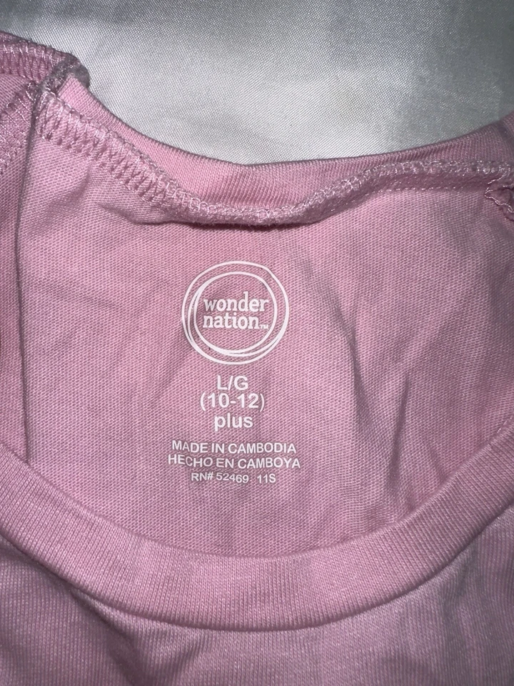 Vestido tutú unicornio rosa Wonder Nation niñas talla 10/12 floral princesa hada Foto 2 de 2