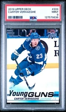 2019-20 Upper Deck Series 1 Carter Verhaeghe Young Guns RC #224 MINT PSA 9