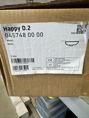 Duravit Happy D.2 Bathroom Sink in White-NOB