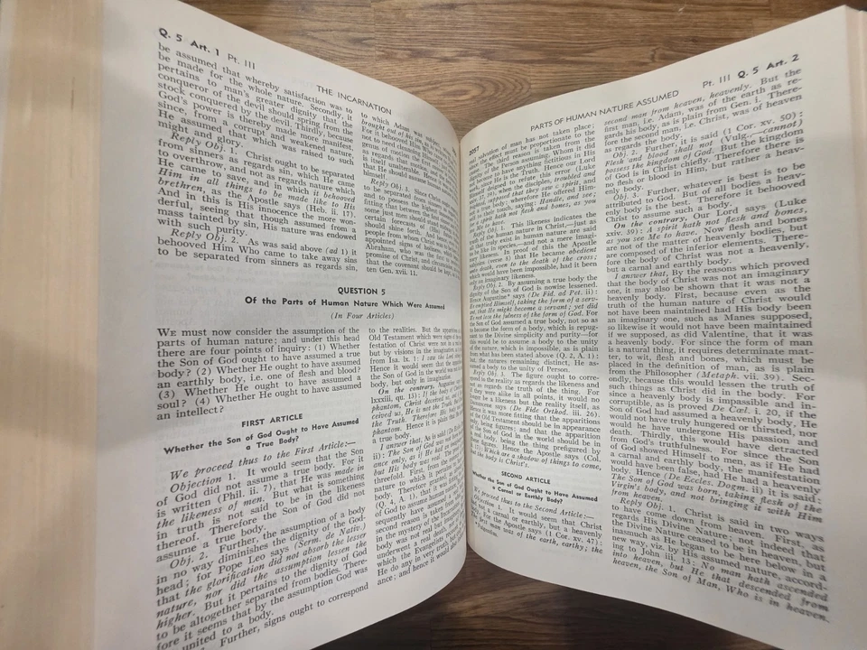 The Summa Theologica of St. Thomas Aquinas - FULL 3 VOL SET, Benziger, 1947 — 第 2/3 张图片