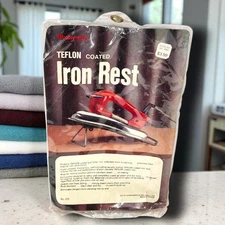 Vintage Woolworth Teflon Iron Rest NOS Sealed 1960s–70s Retro Laundry Tool Rare