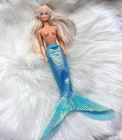 Vintage Mermaid Barbie Doll 1991 Mattel 1434 Color Changing Hair Blue Tail