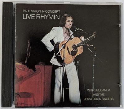 Paul Simon in Concert - Live Rhymin' 1974 Warner Bros. VERY GOOD+ Cd